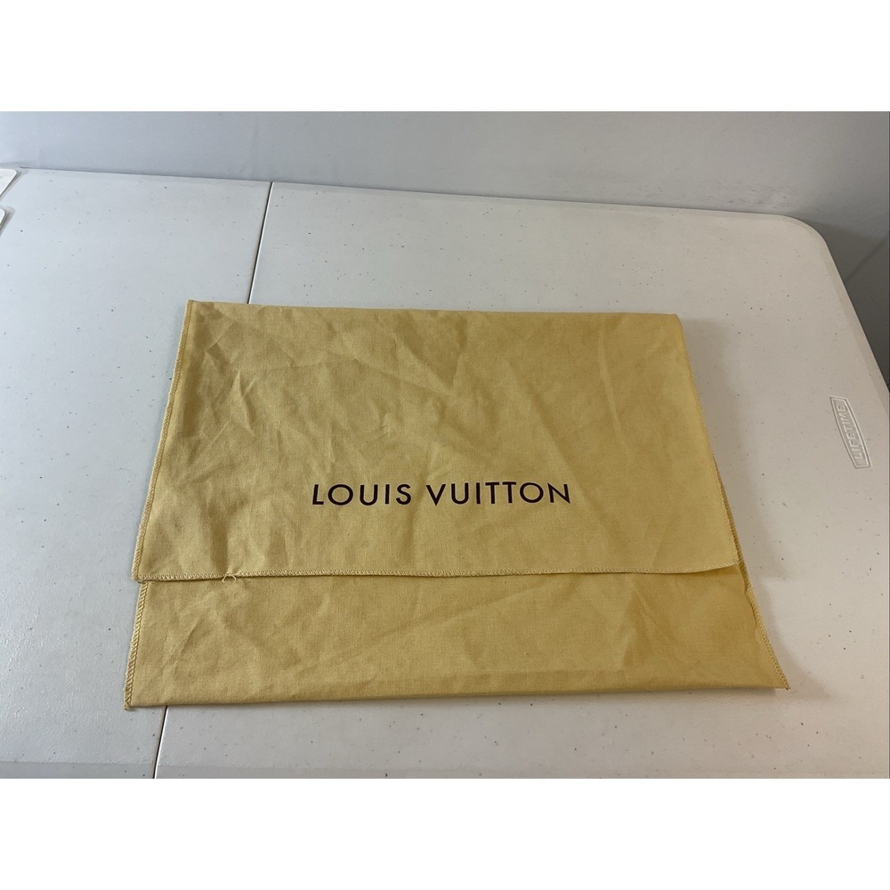 Louis Vuitton 18" by 12" Light  Yellow Envelope Fold Over‎ Dust Bag